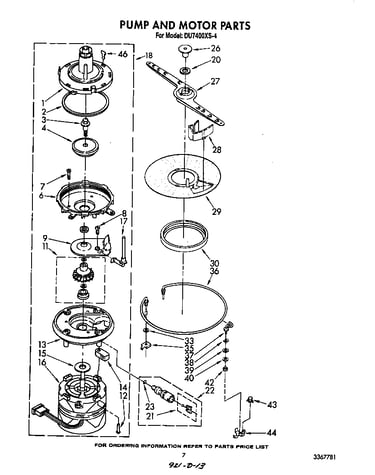 Pump and motor