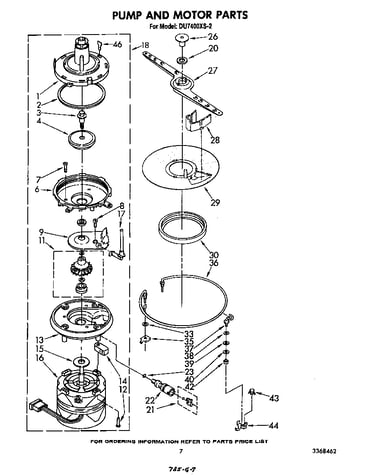 Pump and motor