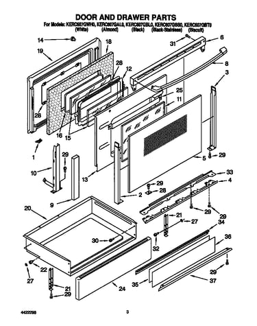 Door and drawer