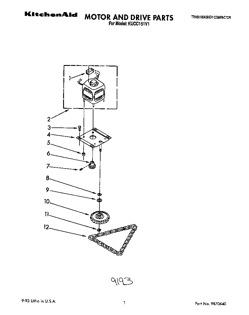 Motor and drive
