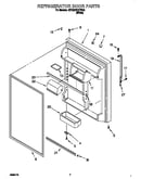 Refrigerator door
