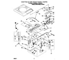Whirlpool LCR5232DQ4 controls and rear panel diagram