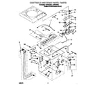 Whirlpool LCR7244DQ4 controls and rear panel diagram