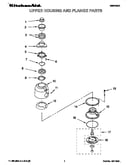 Upper housing and flange