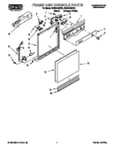 Frame and console