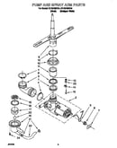 Pump and spray arm