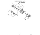 Roper RUD5750DB4 pump and motor diagram