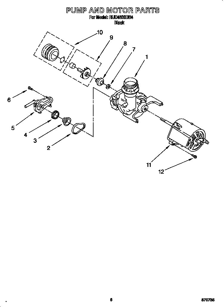 Pump and motor
