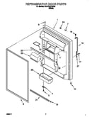Refrigerator door