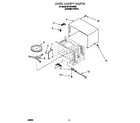 Whirlpool MT1131SGQ0 oven cavity diagram