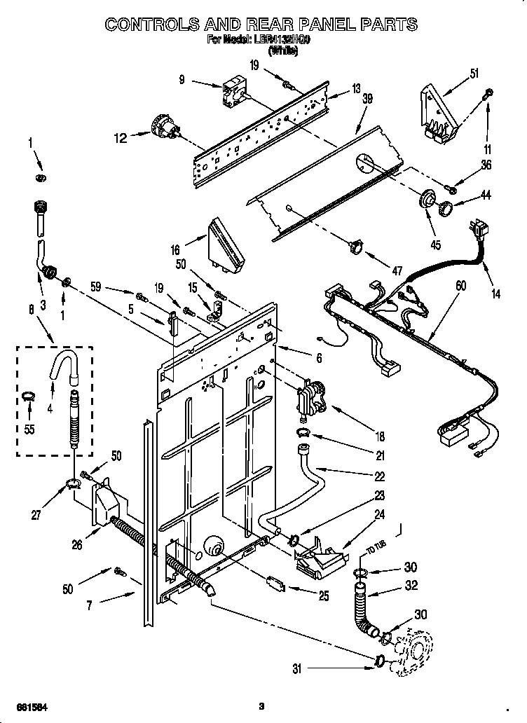 Controls and rear panel