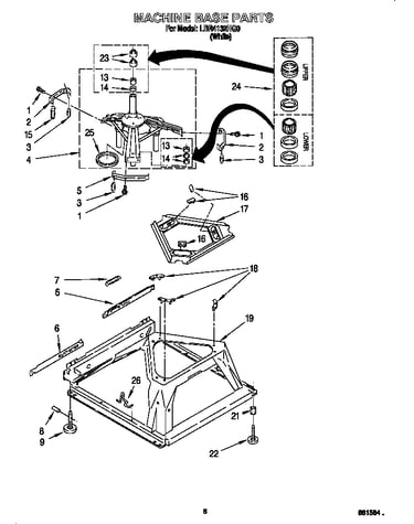 Machine base