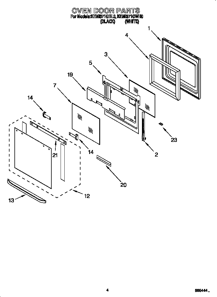 Oven door