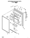 Refrigerator door