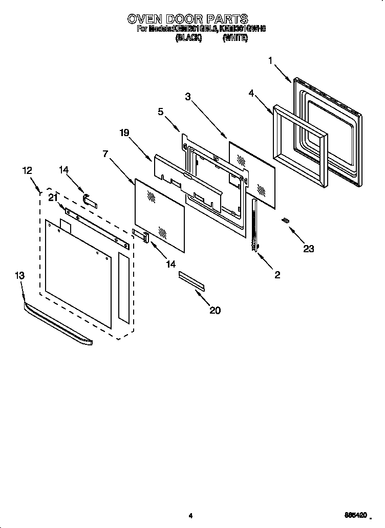 Oven door