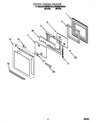 Oven door