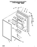 Refrigerator door