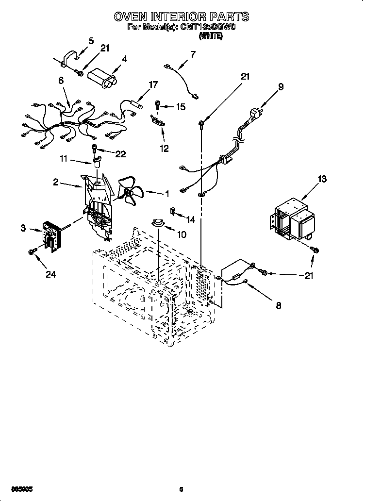Oven interior