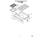 Estate TES325GW0 drawer and broiler diagram