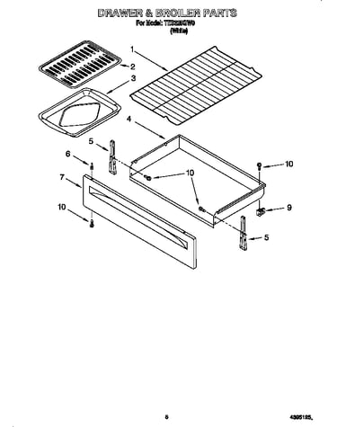 Drawer and broiler