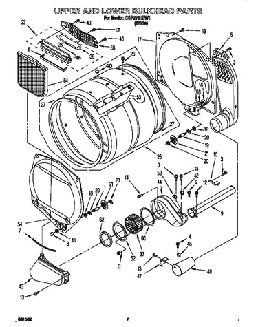 Upper and lower bulkhead