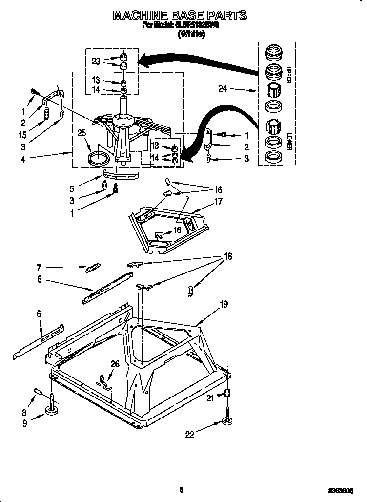 Machine base