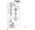 Whirlpool 6LBR6233BQ0 gearcase diagram