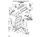 Whirlpool 6LBR5132BQ2 controls and rear panel diagram