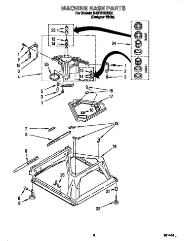 Machine base