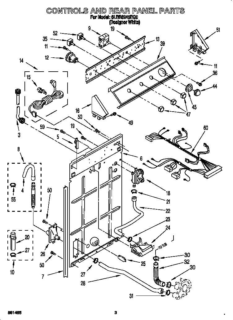 CONTROLS AND REAR PANEL