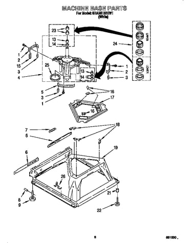 Machine base