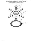 Lower washarm and strainer