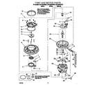 KitchenAid KUDY25SHBL0 pump and motor diagram