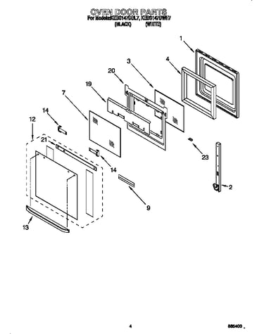 Oven door