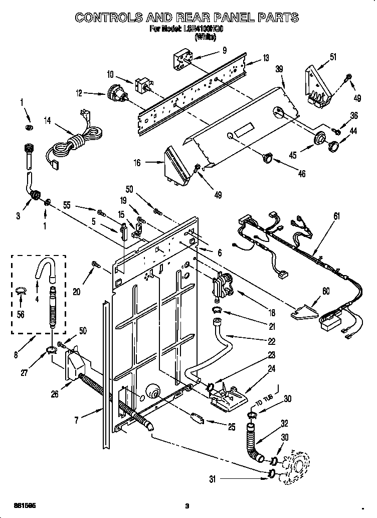 Controls and rear panel