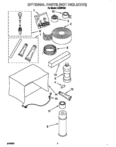 Optional parts (not included)