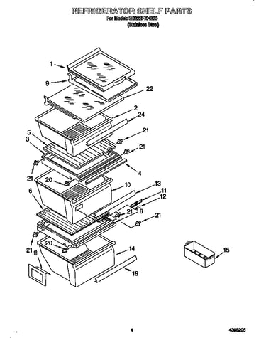 Refrigerator shelf