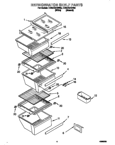 Refrigerator shelf