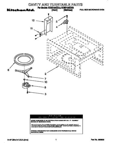 Cavity and turntable