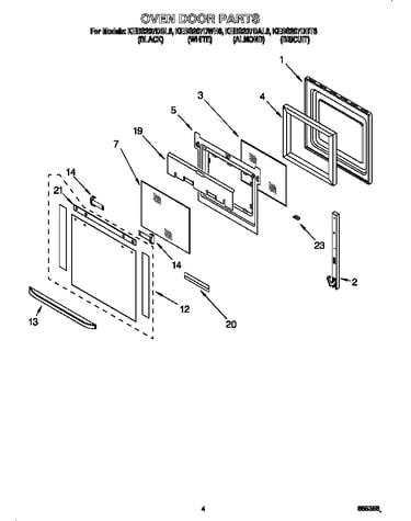 Oven door