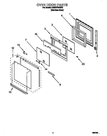 Oven door