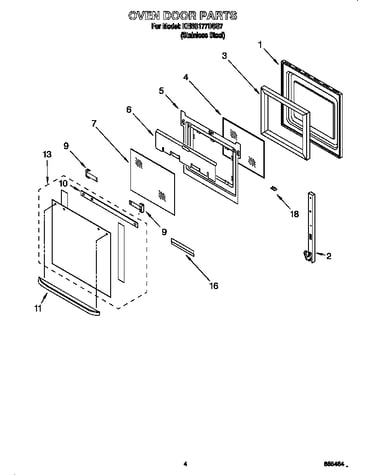 Oven door