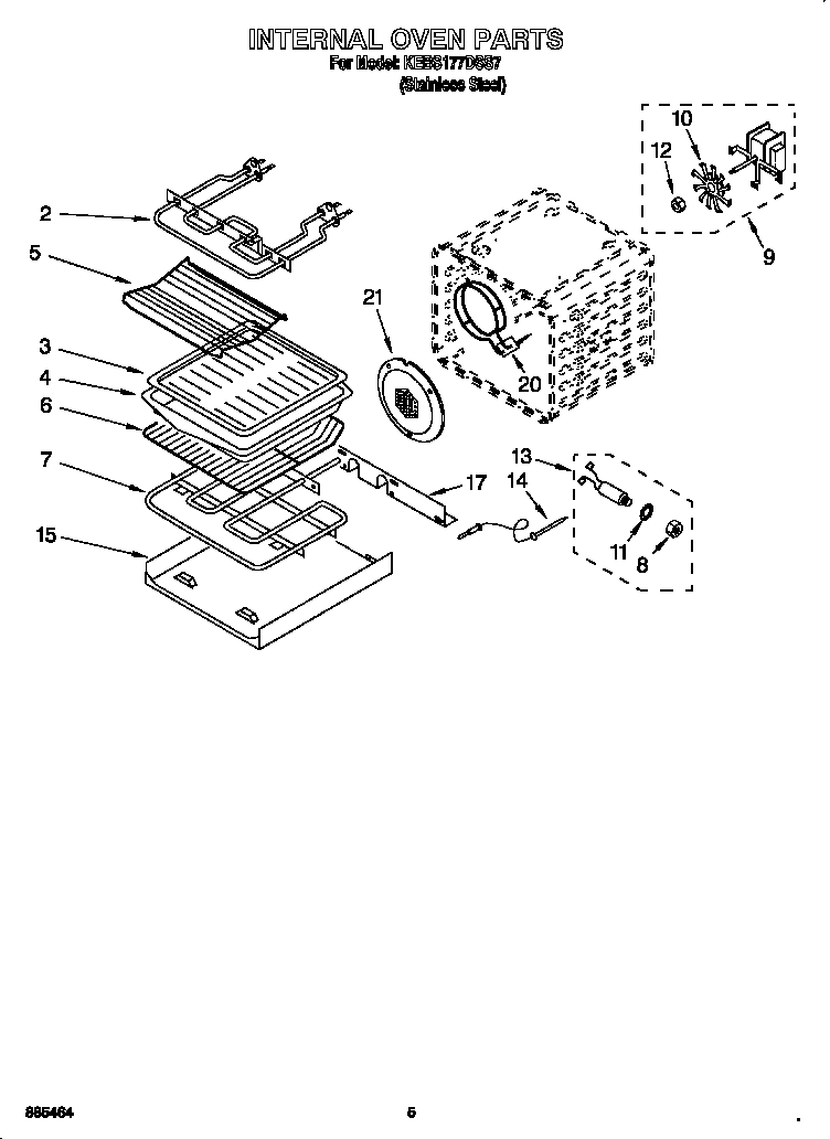 Internal oven