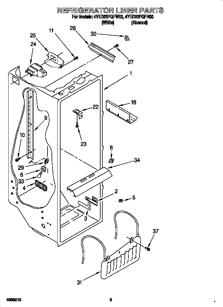 REFRIGERATOR LINER