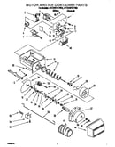 Motor and ice container