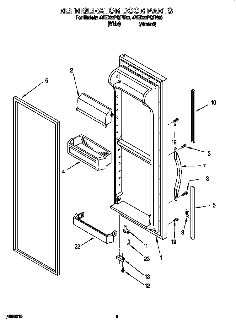 REFRIGERATOR DOOR