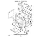 KitchenAid KEES702SWB0 cabinet and stirrer diagram