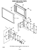 Door and latch