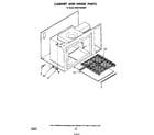 KitchenAid KEES702SWB0 cabinet and hinge diagram