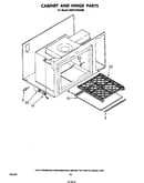Cabinet and hinge
